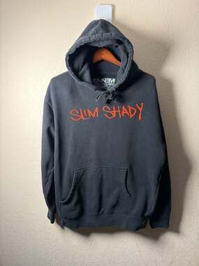 Eminem Slim Shady Black Pullover Hoodie Size Medium